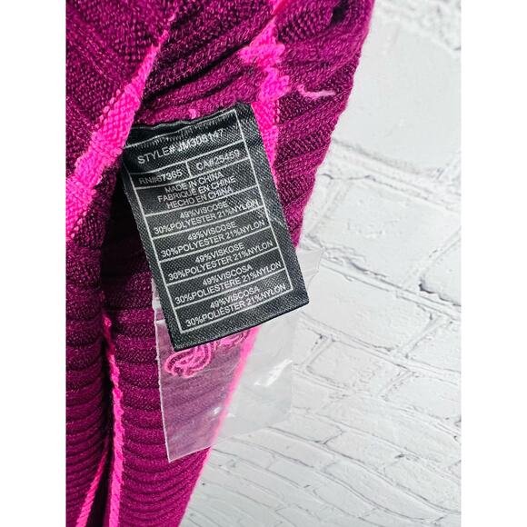 Betsey Johnson NWT Striped Ruffle Trim Sweater Dress - Picture 9 of 10